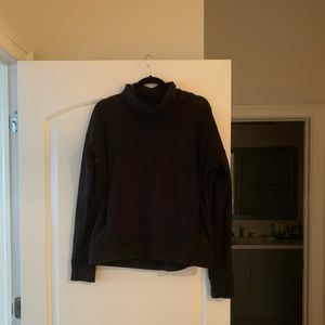 Lululemon Go Forward Pullover Sweatshirt Black, Size 8